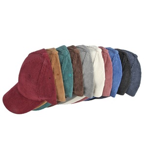 Gorra de Béisbol Unisex de Pana, 100% Algodón, Ajustada, de 6 Paneles, Estilo Casual, para Primavera y Otoño, 55-60cm - Product Image 2