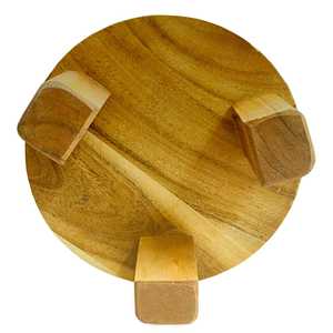 Soporte de Madera de Pino para Macetas Individuales, para Balcón, Interior, Exterior, Jardín, Flores, Suculentas - Product Image 2