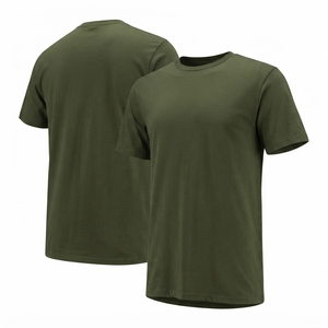 T-shirt en coton uni pour homme, coupe classique, léger, respirant, col rond, décontracté, mode, été, à porter tous les jours pour homme - Product Image 5