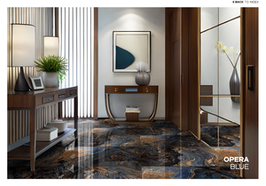 กระเบื้องปูพื้นพอร์ซเลนคุณภาพดีไซน์ทันสมัยรุ่นใหม่ ขนาด 600x1200 มม. ผิวด้านเคลือบเงา ขนาด 60x120 ซม. - Product Image 4