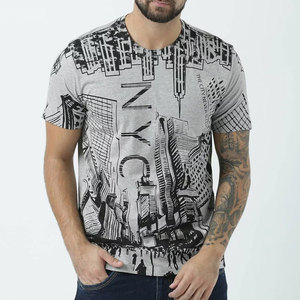 Prix de gros, t-shirts pour hommes avec logo personnalisé imprimé, qualité supérieure, couleur unie, t-shirt à séchage rapide, nouvelle arrivée - Product Image 4