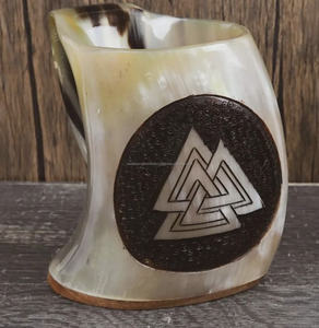 ฮอร์นดื่มไวกิ้งทำมือเหมาะสำหรับเทศกาลคอสเพลย์และของขวัญ - Product Image 2