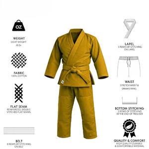Uniforme de Jiu Jitsu Brasileño RTS de Alta Calidad, Hecho a Medida, Profesional, 450 g/m², con Logotipo Personalizado, Kimono para Luchadores AS-JJ-4824 - Product Image 2