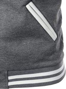Fashion <b>Men</b> Varsity <b>Jacket</b> Premium Wool Leather Letterman College <b>Baseball</b> <b>Jacket</b> Custom Logo Casual Streetwear Winter Wear - Product Image 5