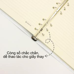 Bloc de Notas de Hojas Sueltas con Espiral HONGHA PP, 200 Páginas, Impresión Digital, Modelo 3013, para Uso Promocional - Product Image 3