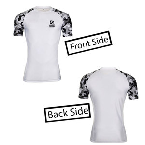 Vêtements de sport pour hommes, t-shirts de compression sur mesure, matière durable, respirante, séchage rapide, écologiques - Product Image 4
