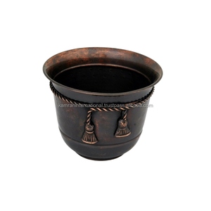 Jardinière de fleurs en métal la plus vendue pour accessoires de pot floral décoratif de jardin de restaurant - Product Image 4