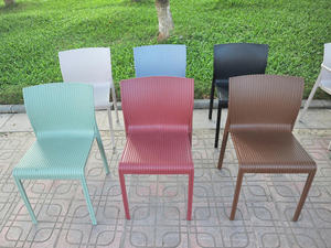 The Black Variant Modern, <b>Stackable</b>, Portable, Waterproof <b>Dining</b> PP Plastic <b>Chair</b> - Product Image 2