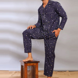 Pijama de Verano para Hombre, Cintura Elástica, 100% Algodón, Ecológico, Transpirable y Cómodo - Product Image 2