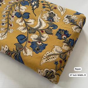 Eco-Friendly Shrink Resistant Floral Printed Cotton Fabric for Home Decor Curtains Bulk Wholesale <b>Direct</b> from Indian Supplier - Product Image 6