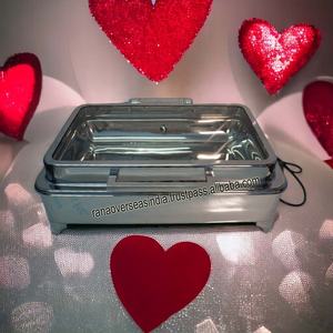 Más vendidos al por mayor plato de frotamiento de acero inoxidable plato de frotamiento eléctrico servidores de buffet y calentadores de alimentos para fiesta de Hotel - Product Image 3