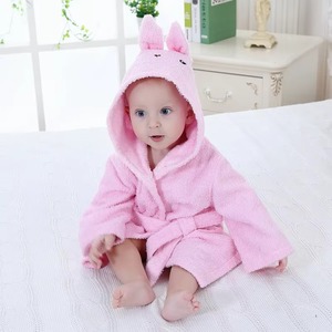ผ้าขนหนูคลุมศีรษะสำหรับเด็กทารก เนื้อนุ่ม หนา ซึมซับดี ลายหูหมี - Product Image 3