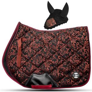 Ensemble de coussin de selle à fleurs dorées/ensemble de coussin de selle à Sublimation sschabracke avec cordon doré doublure en bambou rempli de polyester - Product Image 6