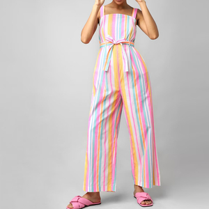 Combinaison Femme Sans Manches Couleur Unie Respirante au-dessus du Genou, Coupe Confortable, Taille Adulte, Idéale pour Tenue Décontractée – Meilleure Vente - Product Image 4