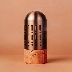 Brûleur d'encens en métal de luxe avec design perforé, diffuseur d'aromathérapie, utilisation toute saison, brûleur à capsules - Product Image 2