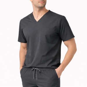 Custom Color Medical Scrubs <b>Set</b> for Hospital Staff Lightweight Comfortable Nurse <b>Doctor</b> Uniform - Product Image 2