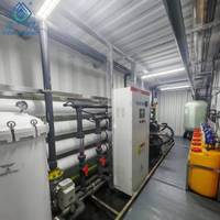 Usine de dessalement d'eau de mer conteneurisée Plug & Play Mingmo 500L/heure, système de filtration d'eau mobile avec pompe RO