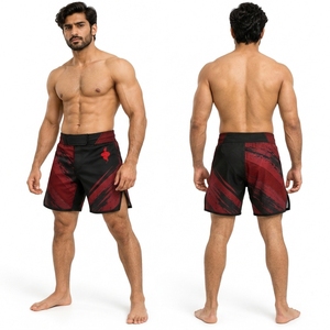 Mens Athletic <b>Grappling</b> Fightwear Lightweight MMA <b>Shorts</b> Breathable Fabric Flexible Waist Training Fitness Sports Performance - Product Image 6