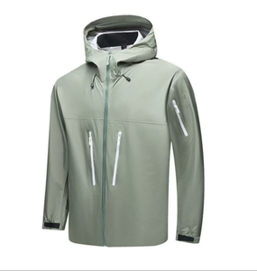 Veste d'extérieur imperméable à capuche coupe-vent à coque rigide 3 couches entièrement thermosoudée pour le sport, le trekking et le travail - Product Image 3