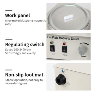 <span class=keywords><strong>Agitador</strong></span> Magnético con <span class=keywords><strong>Calentador</strong></span> 79-1, Mezclador de Laboratorio de 1L, Mezclador con Control, Placa Calefactora para Perfumes, <span class=keywords><strong>Agitador</strong></span> Magnético con <span class=keywords><strong>Calentador</strong></span> para Laboratorio - Product Image 4