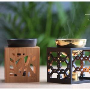 Quemador de Incienso de Madera Maciza, Diseño Artesanal Duradero con Difusor de Aromaterapia para Incienso - Product Image 5