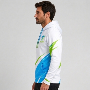 Sudadera con Capucha Personalizada con Estampado Gráfico, Sudadera Sublimada para Hombre y Mujer, Ropa Casual Urbana, Sudadera Gruesa para Invierno - Product Image 3