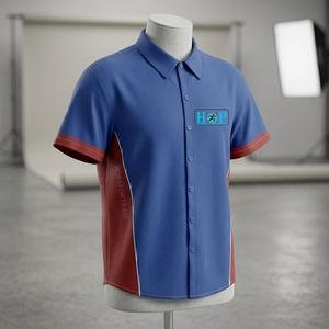 Chemise de course F1, logo personnalisé, personnalisation du matériau, vêtements de piste, impression, karting, uniforme d'équipe sportive, chemises de mécanicien pour hommes - Product Image 1