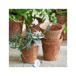 Favoris des clients : Pot en fibre de coco, matériau biodégradable pour la culture de semis et le repiquage facile, utilisation en intérieur - Product Image 1