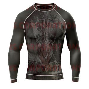 Promotion2025 prix de gros de bonne qualité personnalisé Mma Rash Guards Bjj surf combat hommes Rash Guards - Product Image 1