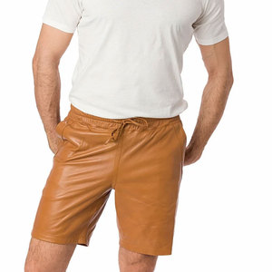 Pantalones Cortos de Cuero Ligeros para Hombre al por Mayor, Cómodos, de Verano, Más Vendidos - Product Image 1