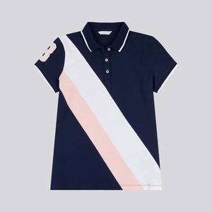 Camisetas Personalizadas para Mujer, Tejidas, Sólidas, Casuales, Sostenibles, Estampadas, de Secado Rápido, Transpirables, con Contraste, 100% Algodón, Antiarrugas, Cortas - Product Image 6