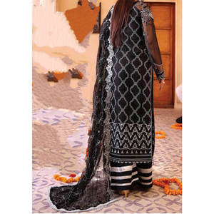 2026 Womens Party Wear Sequined Chiffon Suit Lace Embroidery Pakistani Wedding <b>Dress</b> Traditional Luxury Designer Formal Occasion - Product Image 3