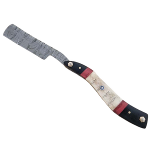 medieval razor <b>shaving</b> <b>Shaving</b> Razor horn handle Professional cut throat salon barber razor wooden handle blade razor TT-5524 - Product Image 1