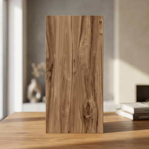 Carreaux de sol et de mur en porcelaine émaillée de couleur chêne brun, 800x1600mm, 10mm d'épaisseur, pour piscines et hôtels, marque Vistaar, vente en gros - Product Image 4