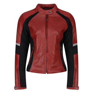 Blouson de moto unisexe en Spandex/Nylon, color-block, avec protections CE, confortable, jaune/noir - Product Image 4