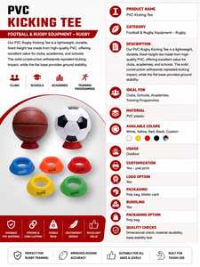 Blue Plastic <b>Ball</b> Holder Ring with Non-Slip Feet for <b>Training</b> Equipment Adult Use All Seasons - Product Image 5