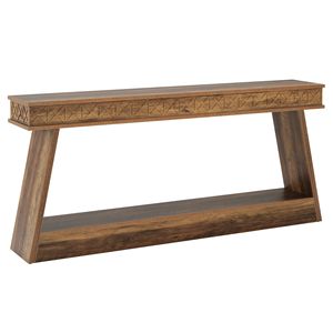 Farmhouse-Style <b>Console</b> <b>Table</b> with <b>Storage</b> for Entryway or Sofa Area - Product Image 5