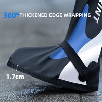 Couvre-chaussures de pluie imperméables hommes femmes protecteurs de bottes en PVC couvre-chaussures hauts antidérapants durables réutilisables pour une utilisation en extérieur