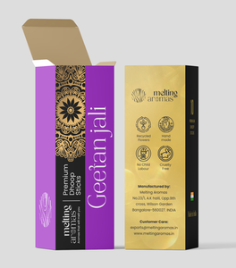 ธูปไม้หอมเกรดพรีเมียม GEETANJALI แบบแท่ง ไม่มีสารดิโอพี 100% จากธรรมชาติ ออร์แกนิค เป็นมิตรกับสิ่งแวดล้อม ธูปอินเดีย ใช้ได้ทุกฤดู - Product Image 2