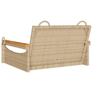 เก้าอี้ชิงช้าสีเบจสำหรับลานบ้าน - Product Image 6