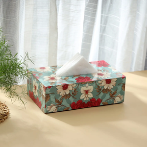 Boîte à mouchoirs en bois de luxe imprimée, prix bas, élégante, pour salon et bureau, imprimé artistique - Product Image 6