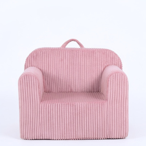 เก้าอี้โซฟาเด็กแบบโฟม ผ้ากำมะหยี่นุ่มสบาย เก้าอี้นั่งสำหรับเด็กวัยหัดเดิน เหมาะสำหรับโรงเรียน ห้องนอน ห้องรับประทานอาหาร ห้องนั่งเล่น สวนสาธารณะ เด็กชาย เด็กหญิง - Product Image 2