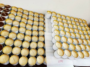 EN TENDENCIA: VELA DE CÁSCARA DE COCO CON CERA DE COCO PURO PARA SPA Y RELAJACIÓN - Product Image 6