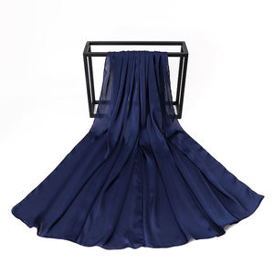 SIDDIQUI HOSINEX Hiyab Largo de Algodón y Chifón para Mujer, Estilo Tradicional Musulmán, Diseño Sólido, Resistente al Viento y Transpirable, para Otoño - Product Image 3