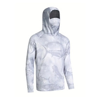 Sweat à capuche pour homme, imprimé numérique, solide, pour la pêche en hiver - Manches longues, nylon/polyester, personnalisable, haute qualité, très vendu