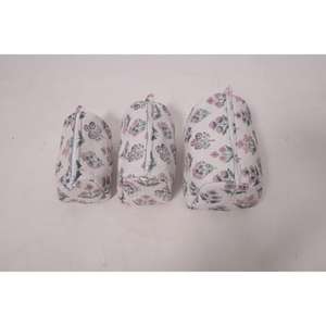 Bolsa de Maquillaje con Estampado Floral de Algodón, Bolsa de Cosméticos para Mujer, Bolsa de Aseo con Cierre, Organizador de Viaje, Regalo para Ella - Product Image 3