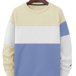 Sweatshirts Colorblock pour hommes Sweatshirts de haute qualité Sweatshirts Pull-Over personnalisés en gros pour hommes Logo personnalisé imprimé - Product Image 1