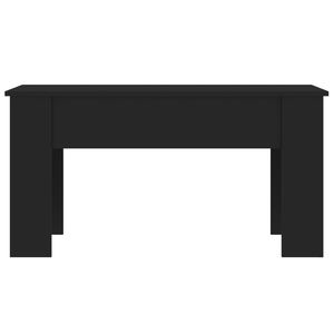 Tavolino nero in legno ingegnerizzato 39.8 "x 19.3" x 20.5 "dimensioni - Product Image 6