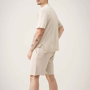 Best Quality Breathable Summer Shorts Set Solid Color Terry New Arrival Best Selling Silk Screen Printed <b>Hip</b> Hop Summer Shorts - Product Image 5