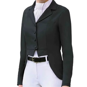Chaqueta de Equitación Duradera de Manga Larga para Mujer, Nueva Chaqueta Elegante para Competencia Ecuestre - Product Image 1